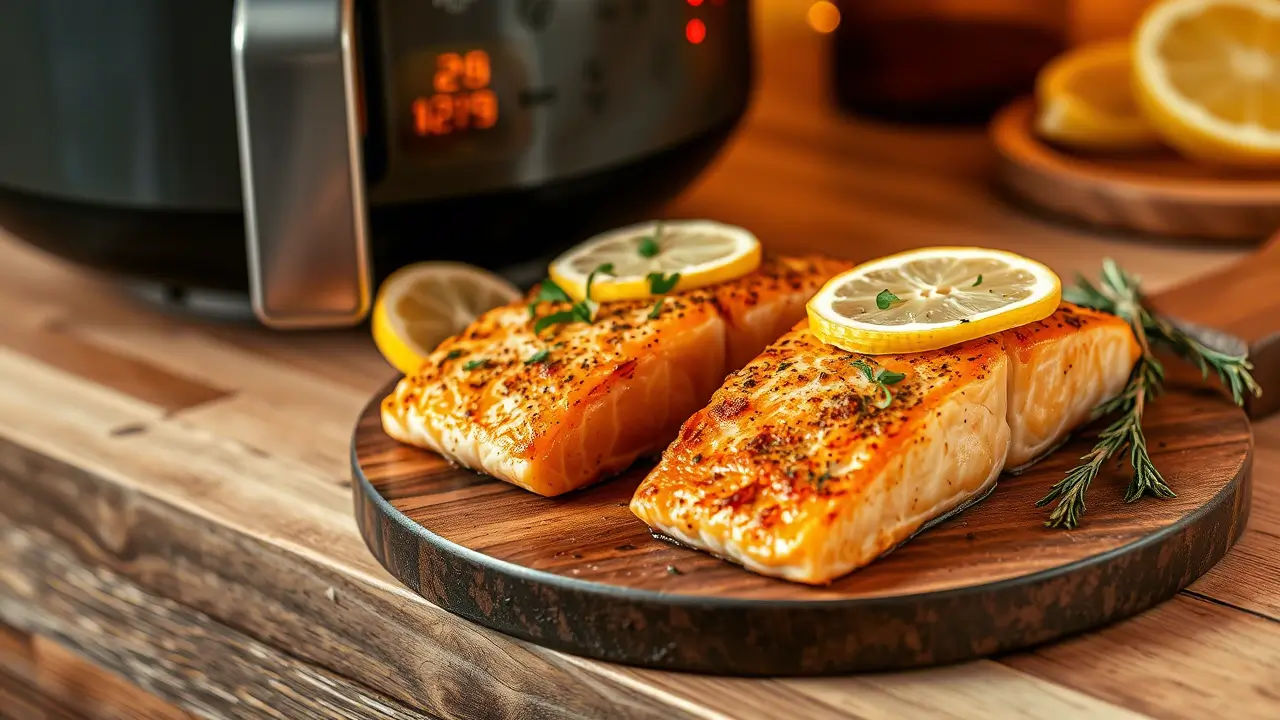 Air Fryer Salmon