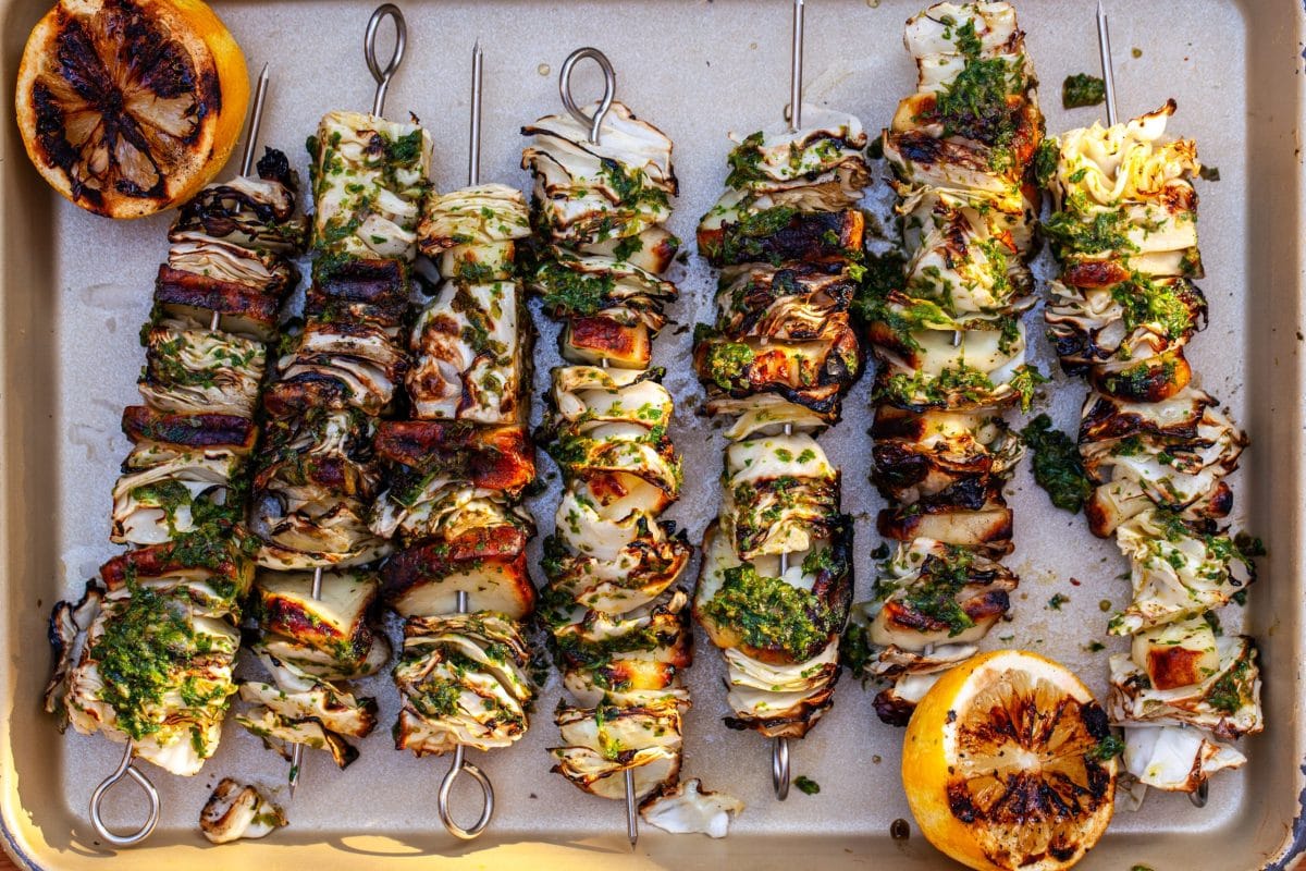 cabbage and halloumi skewers – smitten kitchen majestic and moist honey cake