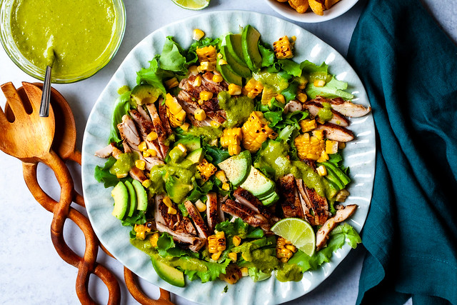 grilled chicken salad with cilantro-lime dressing – smitten kitchen grilled chicken salad with cilantro lime dressing-10