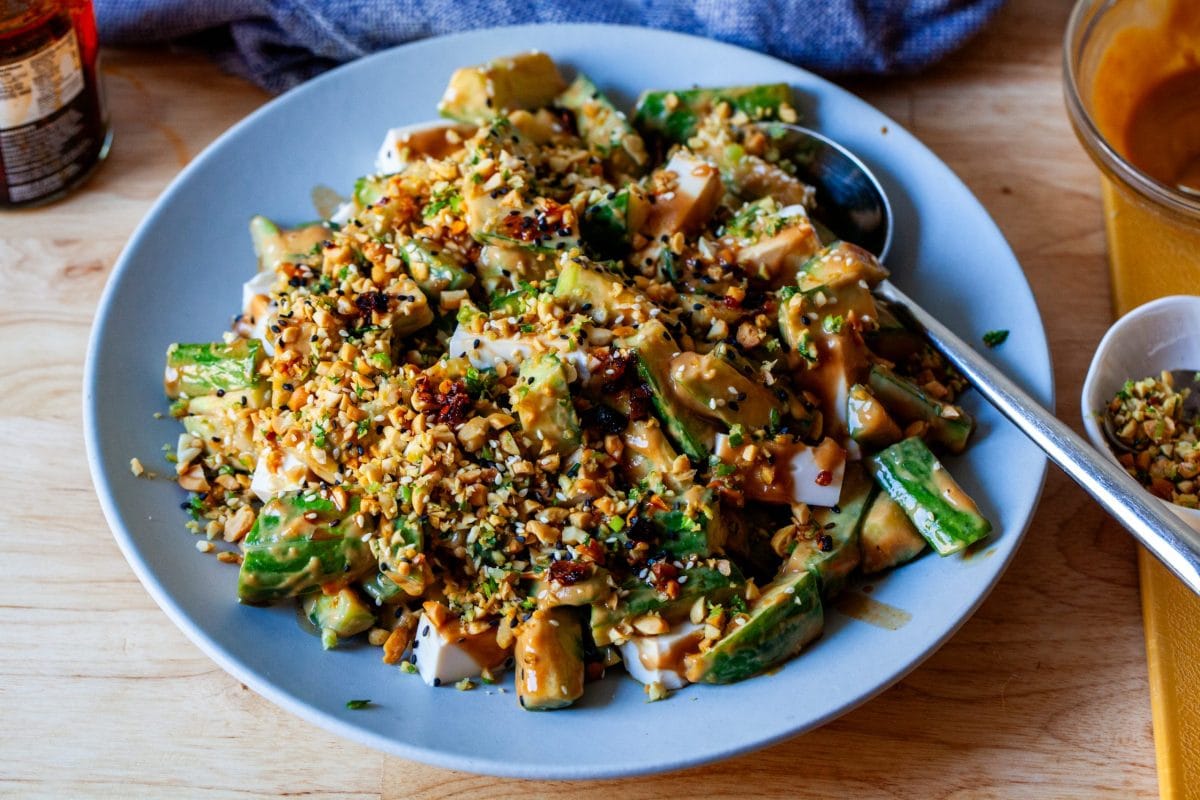 home cucumber crunch salad with tofu – smitten kitchen