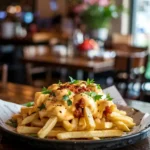 Egg Mushroom Sauce Fries