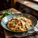 home Creamy Chicken and Bacon Pasta