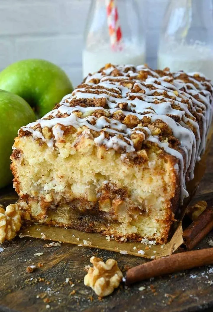 Blog Delicious Apple Walnut Fritter Bread with apples and walnuts