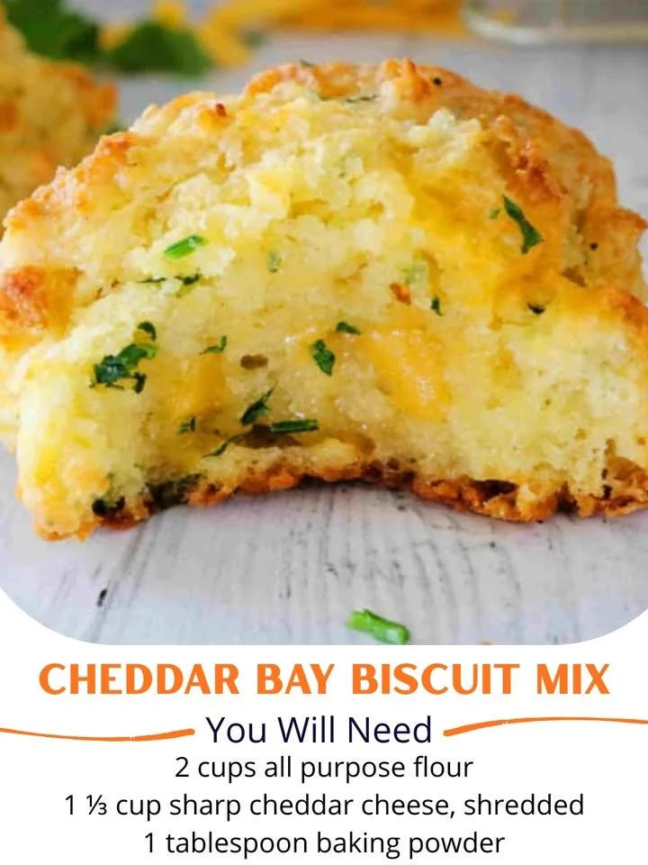 Freshly baked Cheddar Bay Biscuits served warm with melted butter.