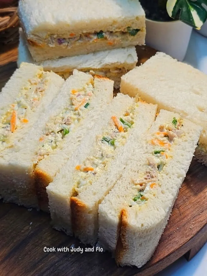 Delicious Egg & Chicken Sandwich with fresh ingredients