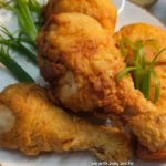 home Delicious KFC fried chicken served with sides