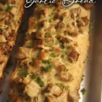 home Delicious Chicken Alfredo with garlic bread on a plate