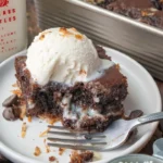 Delicious Chocolate Earthquake Cake bursting with chocolate flavor and toppings