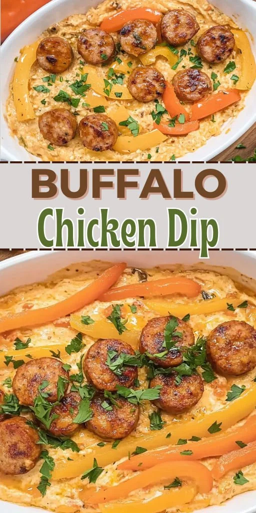 home Bowl of easy shredded Buffalo chicken dip with tortilla chips