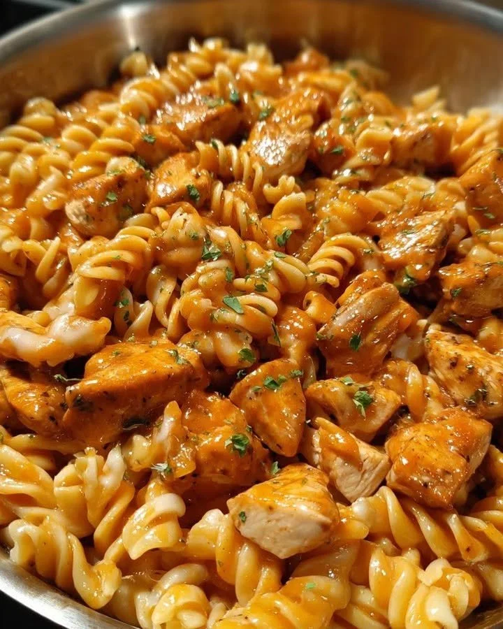 home Juicy Garlic Butter Chicken served with fresh herbs and a side of vegetables.