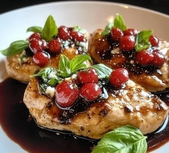Delicious strawberry basil chicken recipe featuring fresh ingredients and vibrant flavors